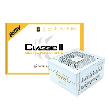 [MICRONICS] Classic II 850W 80PLUS GOLD 230V EU 풀모듈러 화이트